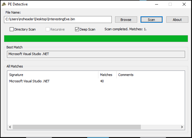 DNSpy showing .NET loader entry point and class structure