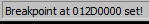 x32dbg breakpoint hit at shellcode base address 0x012d0000