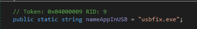 DNSpy showing VBS script persistence creation code