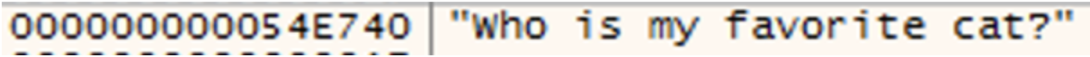 x64dbg showing string returned by 140003de0 for ID 0xAAAAAAAA