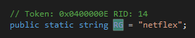 DNSpy showing registry SetValue call writing NJRat to HKCU Run key